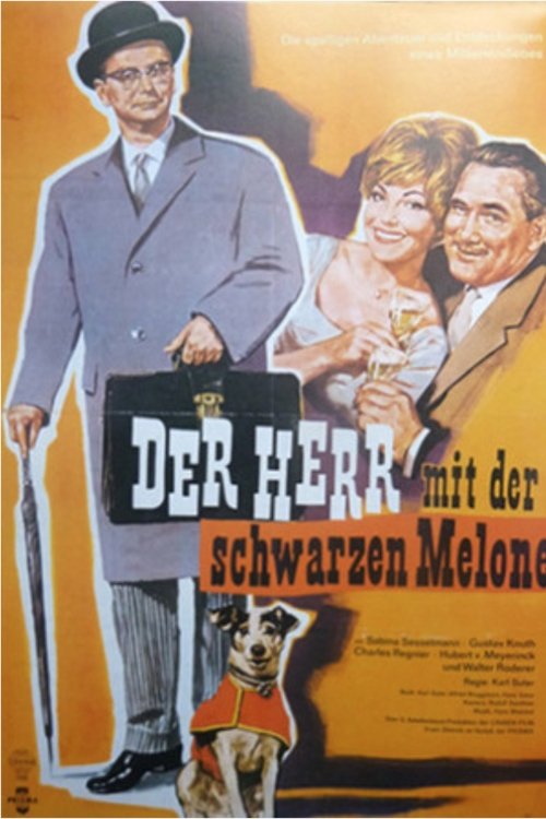 Постер Der Herr mit der schwarzen Melone